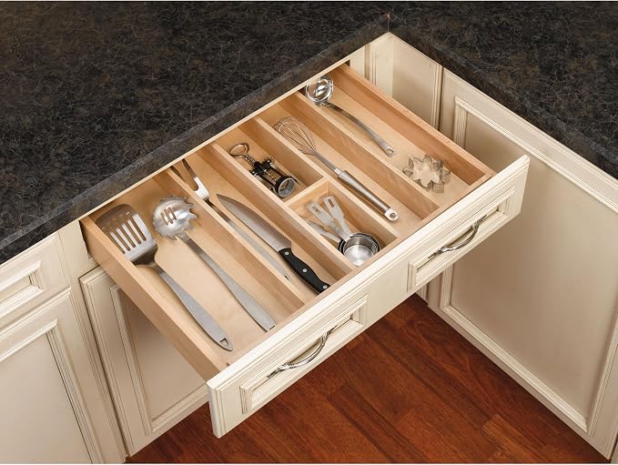 Rev-A-Shelf Trim-to-Fit Silverware Drawer Organizer - Image 9