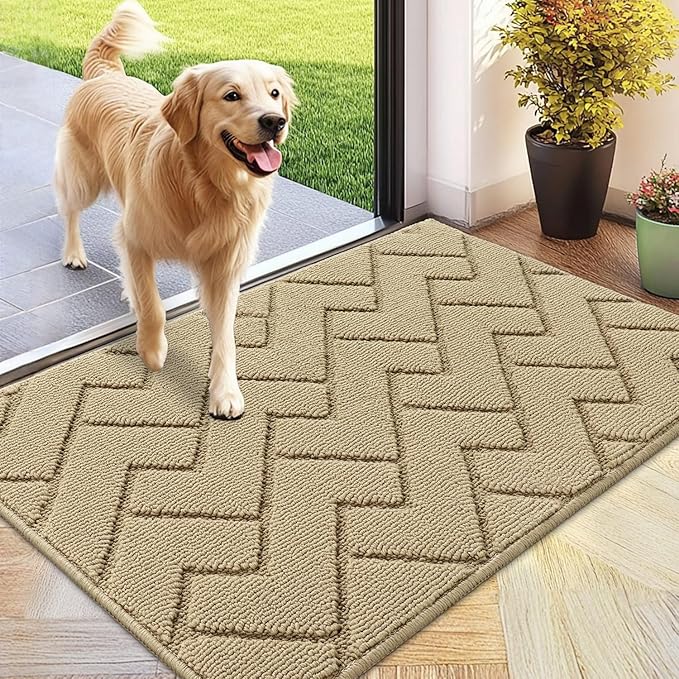 hicorfe Front Door Mat Outside Entrance, Stain and Fade Resistant, Non Slip by Hicorfe