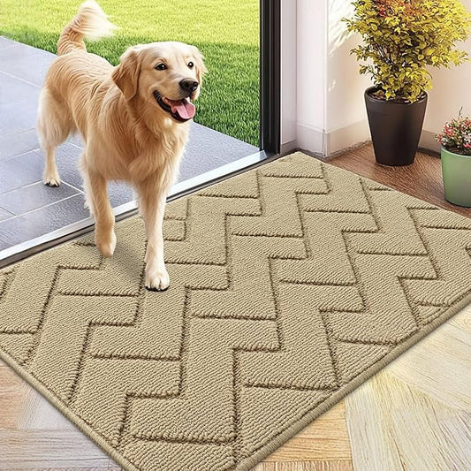 hicorfe Front Door Mat Outside Entrance, Stain and Fade Resistant, Non Slip by Hicorfe