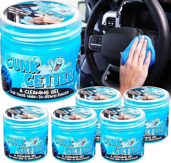 Gunk Getter, 6 Pack, Cleaning Gel by GunkGetter