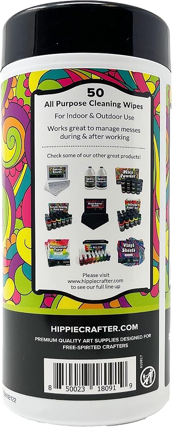 Paint and Art Wipes, Heavy-Duty Cleaner - Image 6