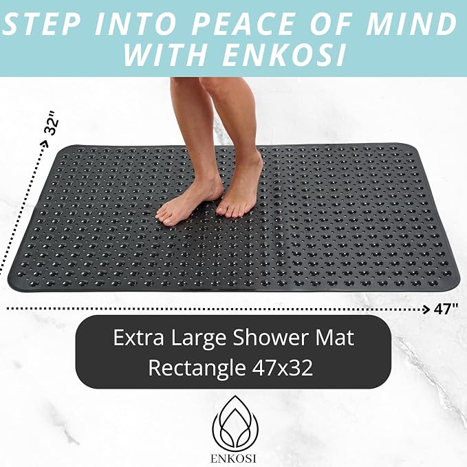 ENKOSI Extra Large Shower Mat Non Slip - Image 4