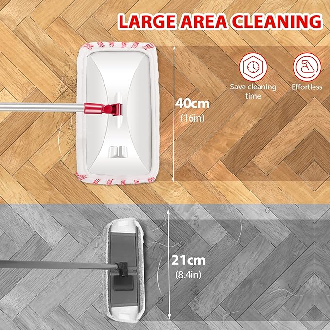 MASTERTOP Microfiber Mop, Extra Large Dust Mop - Image 2