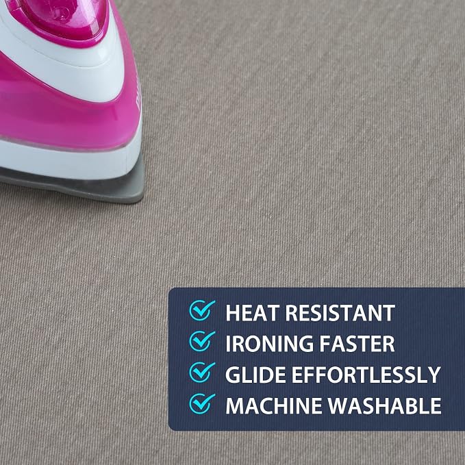 Ironing Board Cover 12 x 32 inch, Fits Table Top Ironing Board Heat Reflective - Image 4