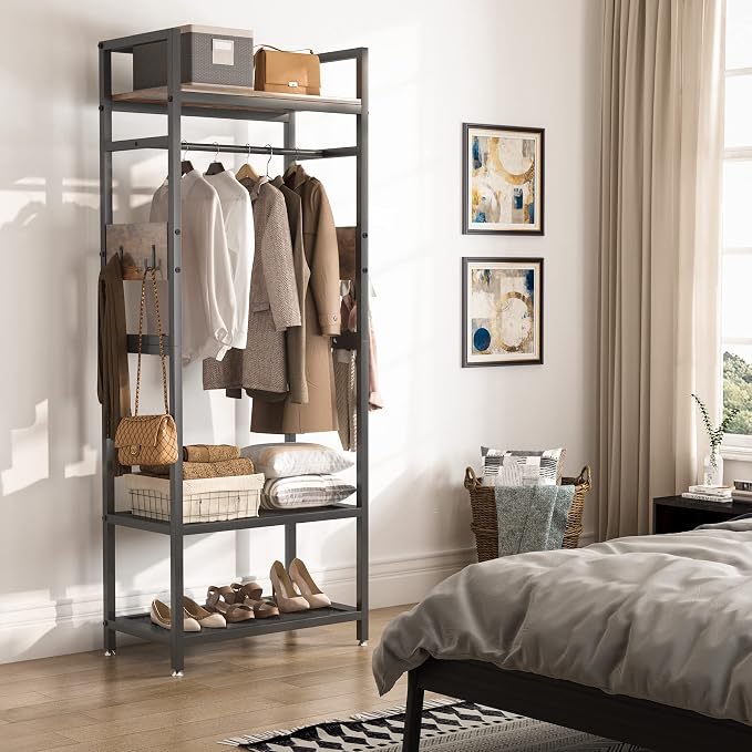 Tribesigns Small Heavy Duty Clothes Rack