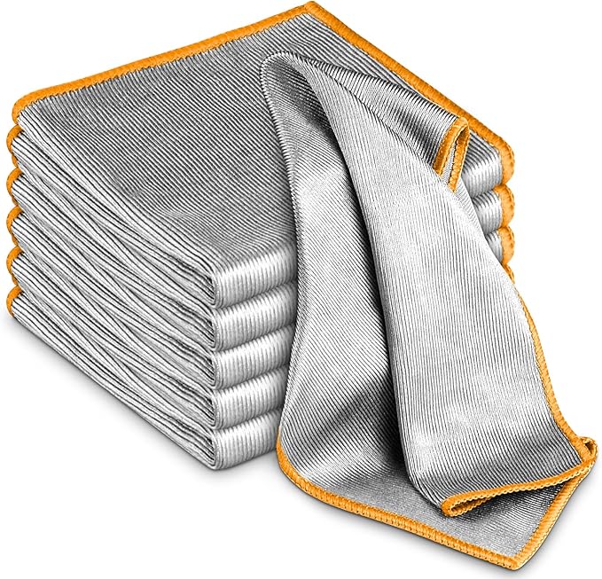 Glass Polishing Cloth Streak Free Miracle Microfiber Cleaning Cloth Lint Free by AirlabStudio