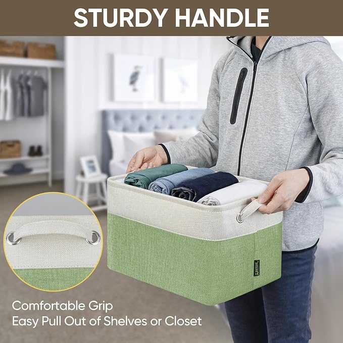 BALEINE 3 Pack Fabric Storage Bins - Image 8