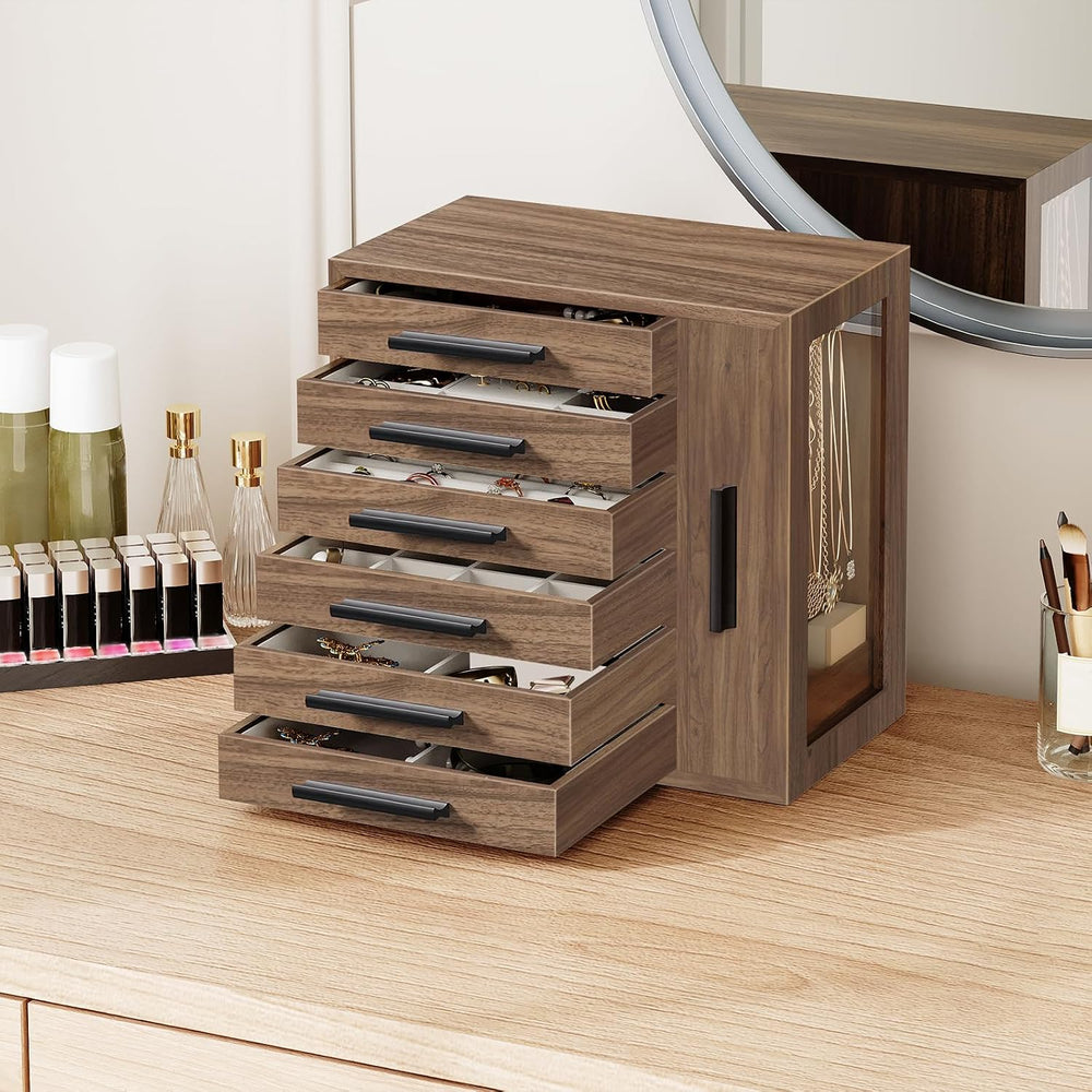 HOOBRO Jewelry Box for Women, Large Jewelry Organizer Box