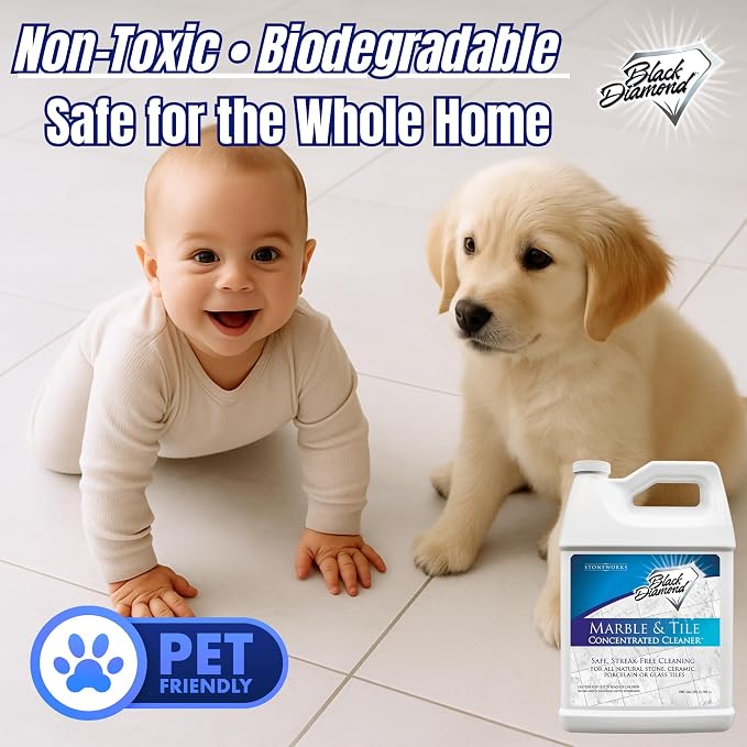 Black Diamond Stoneworks MARBLE & TILE FLOOR CLEANER. Great - Image 6