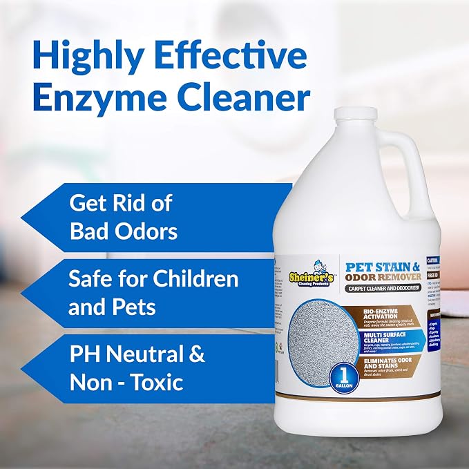 Sheiner's Pet Urine Enzyme Cleaner & Urine Odor Eliminator, Advanced Cleaning - Image 2