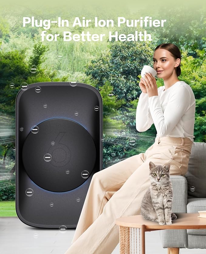 Plug-In air ionizer for Home, Negative Ion Air Quiet Air ionizer Freshener for - Image 7
