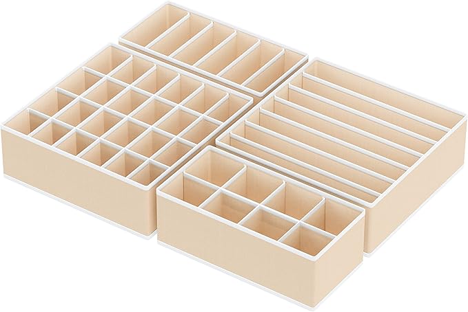 Simple Houseware 4-Pack Drawer Organizer Set - Image 2