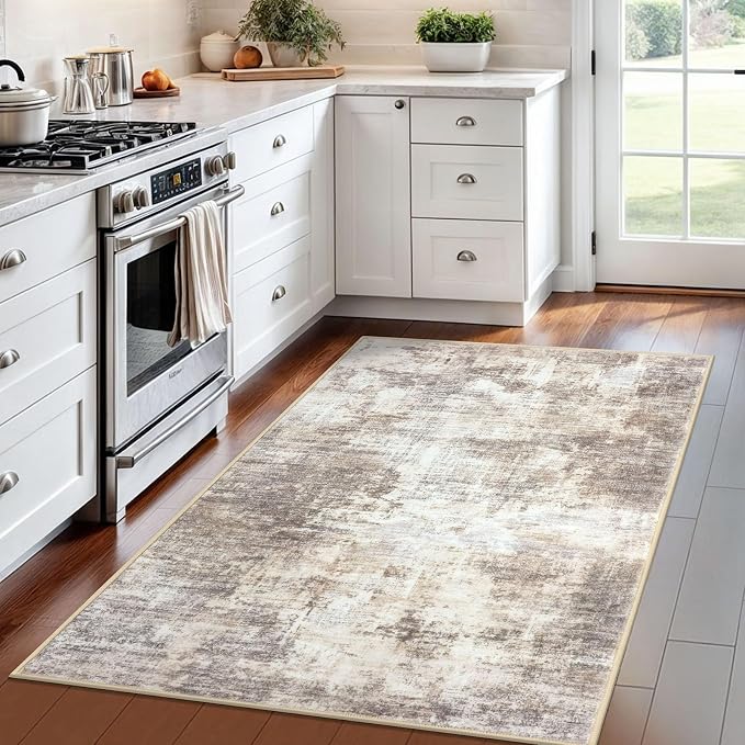 IOHOUZE Abstract Area Rug 4x6 Ft Washable Rugs - Image 2