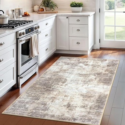 IOHOUZE Abstract Area Rug 4x6 Ft Washable Rugs - Image 2