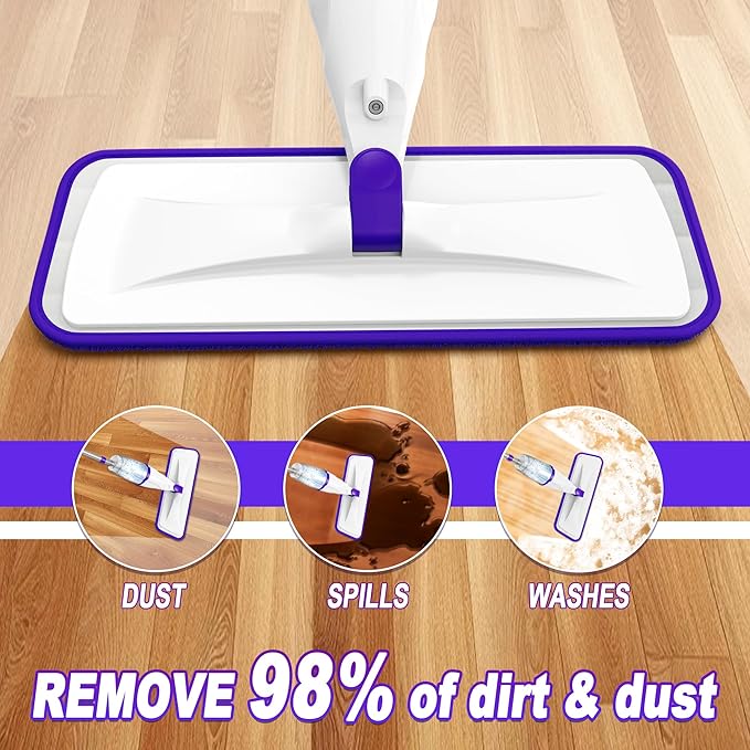 Spray Mop for Hardwood Floor Cleaning: EXEGO Wet Mops - Image 4