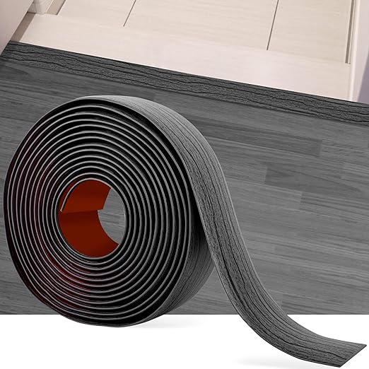 16.4Ft Floor Transition Strip Self Adhesive Vinyl Cover Floor Strip Flat by MYFAMIREA