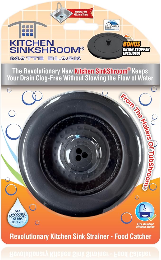 Kitchen SinkShroom Clog-Free Kitchen Sink Drain Strainer by SinkShroom