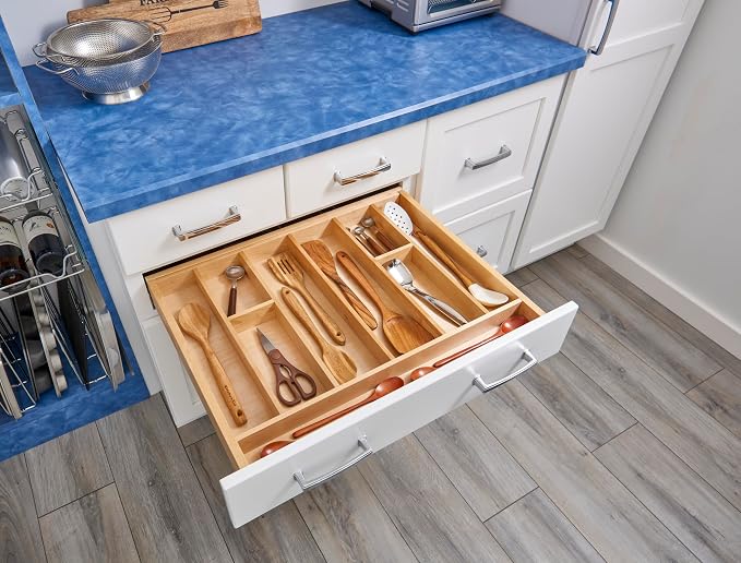 Rev-A-Shelf Trim-to-Fit Silverware Drawer Organizer - Image 2