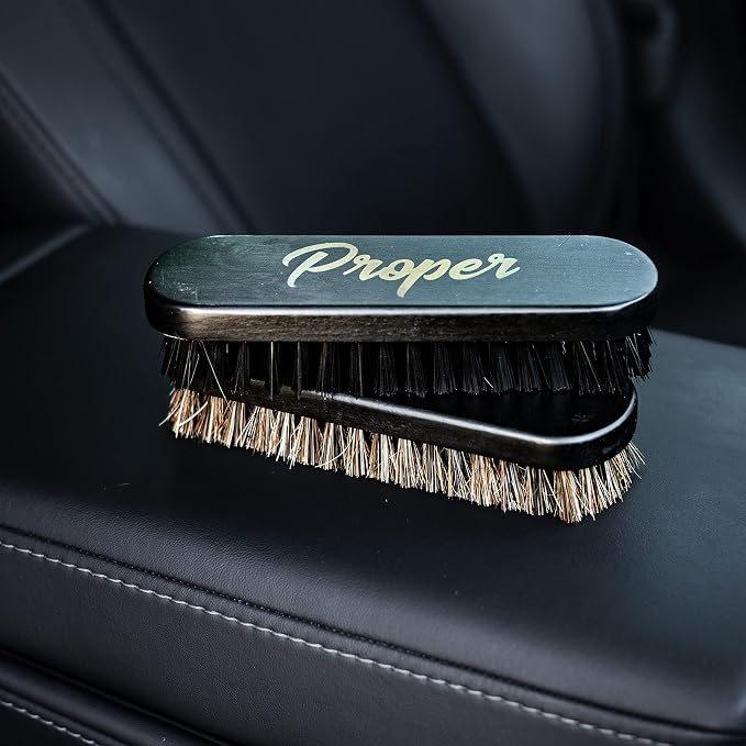 Premium Horse Hair Leather Brushes Set - Image 9