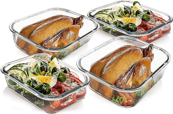 Extra Large Glass Food Storage/Baking Containers Set - Image 5