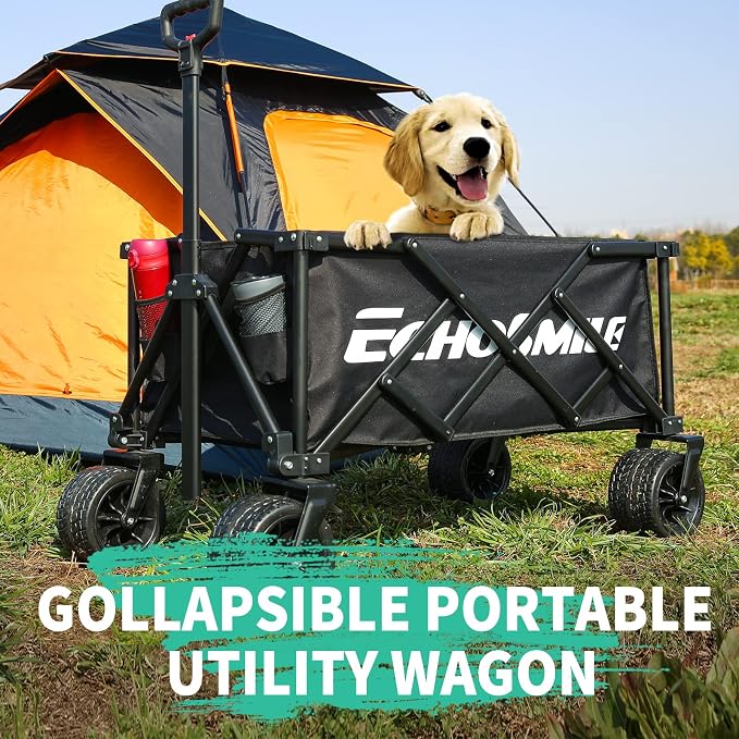 EchoSmile Collapsible Folding Wagon Cart - Image 7