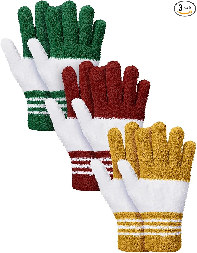 Patelai 3 Pairs Microfiber Plant Dusting Gloves Leaf Cleaning Gloves by Patelai