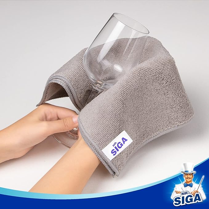 MR.SIGA Microfiber Cleaning Cloth, All-Purpose Microfiber Towels, Streak Free - Image 6