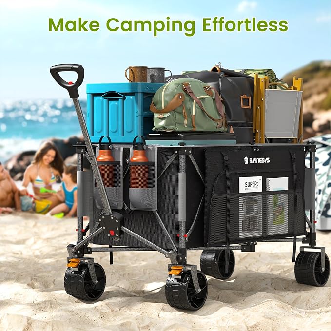 300L Collapsible Wagons Cart - Image 8