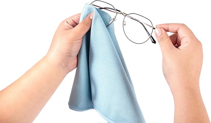 KLNYOO Microfiber Glass Cleaning Cloths Lint Free Streak Free Quickly and - Image 8