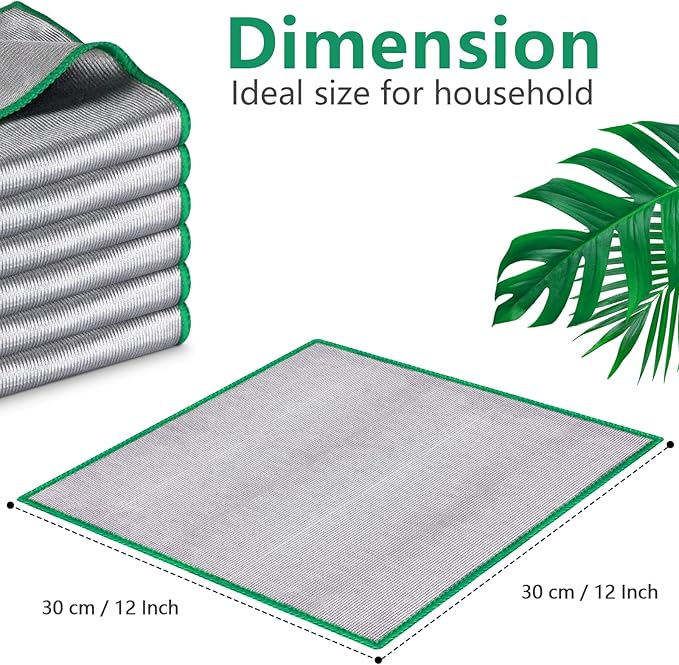 Glass Polishing Cloth Streak Free Miracle Cleaning Cloth Lint Free Microfiber - Image 7