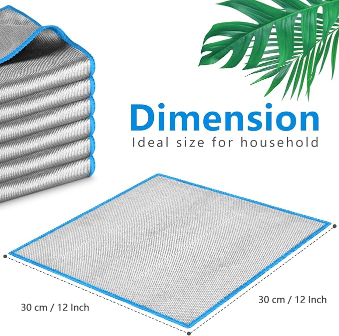 Glass Polishing Cloth Streak Free Miracle Microfiber Cleaning Cloth Lint Free - Image 7