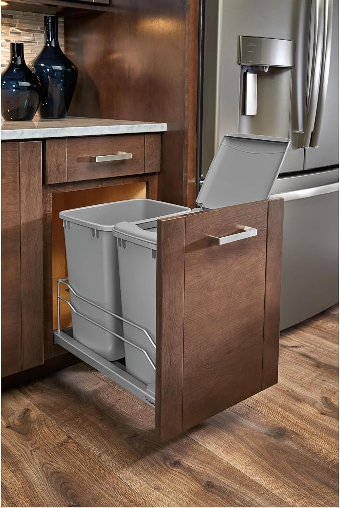 Rev-A-Shelf Double Pullout Trash Cans - Image 8