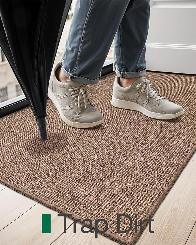LUMI Indoor Door Mat 36"x59", Ultra Thin Low Profile Non-Slip Doormat - Image 7