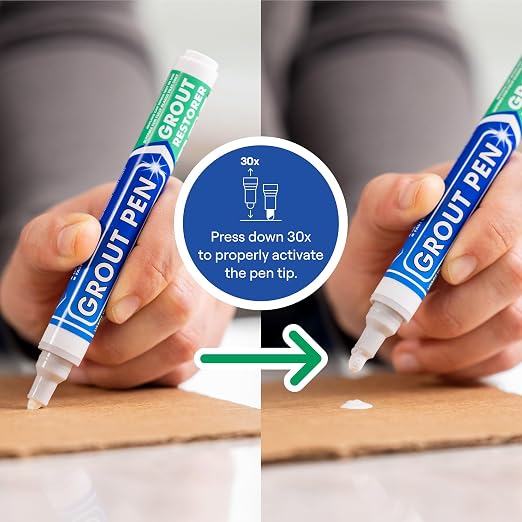 Grout Pen Tile Paint Marker: Waterproof Grout Paint, Tile Grout Colorant and - Image 3