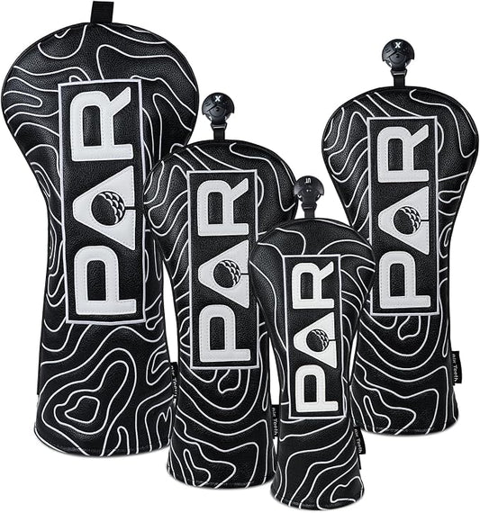 Big Teeth Golf Club Covers Full Set Driver Headcover Fairway Wood Hybrid Golf by BigTeeth
