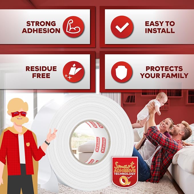 XFasten Double Sided Carpet Tape - Image 3