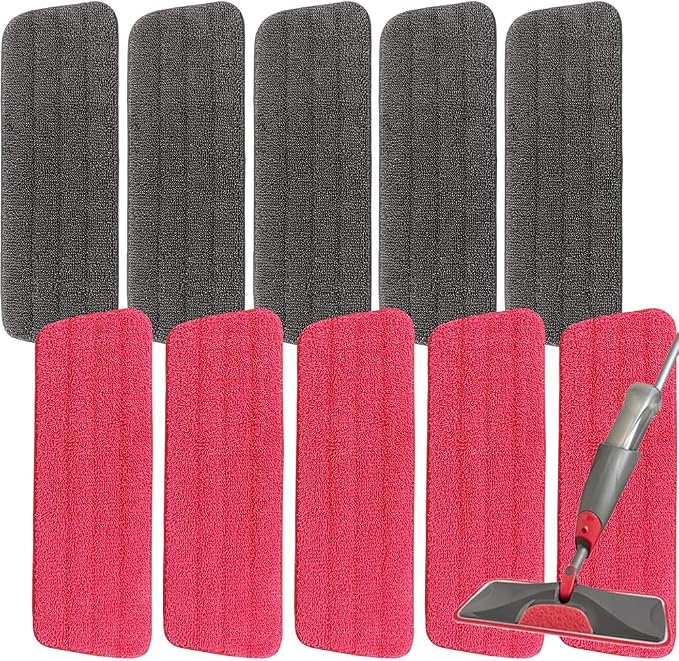 16.5 inch Microfiber Mop Pads for Rubbermaid Reveal Spray Mop and Any 16.5" by Sgizoku