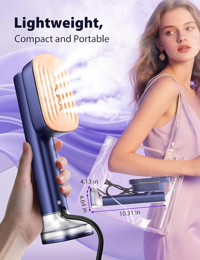 Sundu Steamer for Clothes, 15s Fast Heat-up Handheld Garment Steamer, 35mins - Image 5