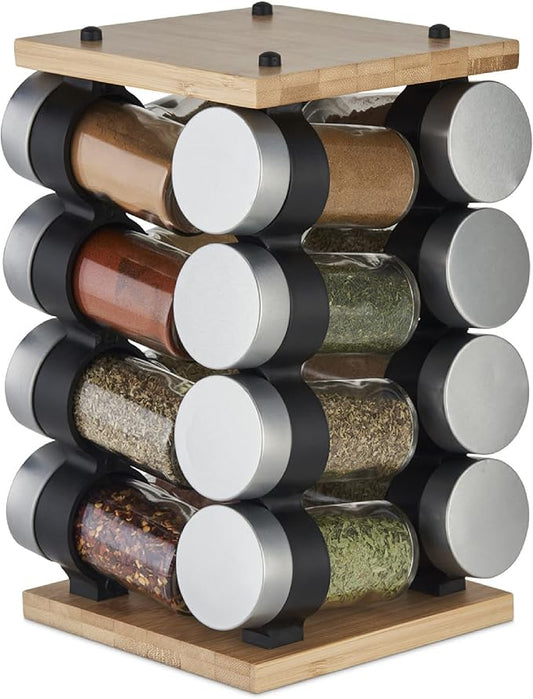 Cole & Mason Blyth Spice Rack Carousel, 16 Jar by ColeandMason
