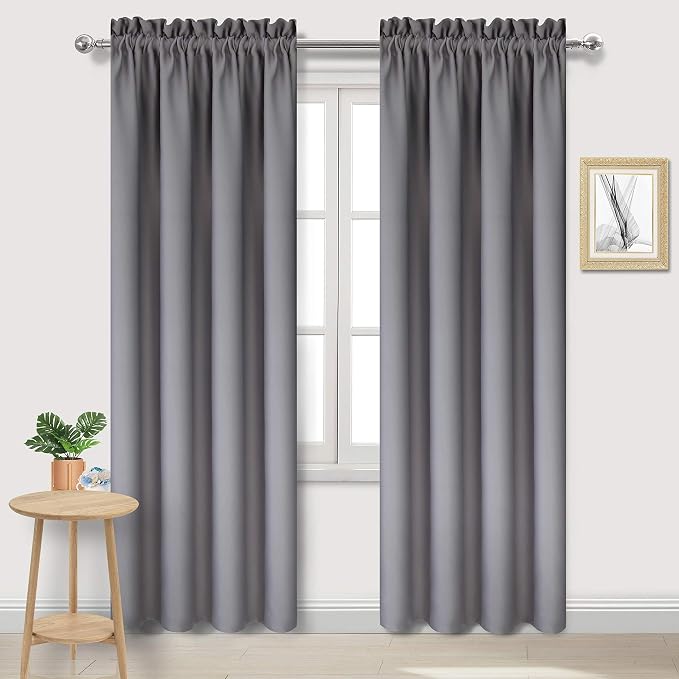 DWCN Blackout Curtains for Bedroom – Thermal Insulated Energy Saving Drapes for by DWCN