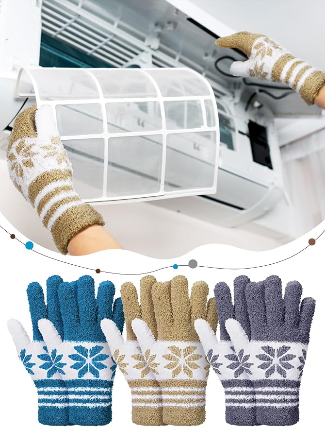 Patelai 3 Pairs Microfiber Plant Dusting Gloves Leaf Cleaning Gloves - Image 4