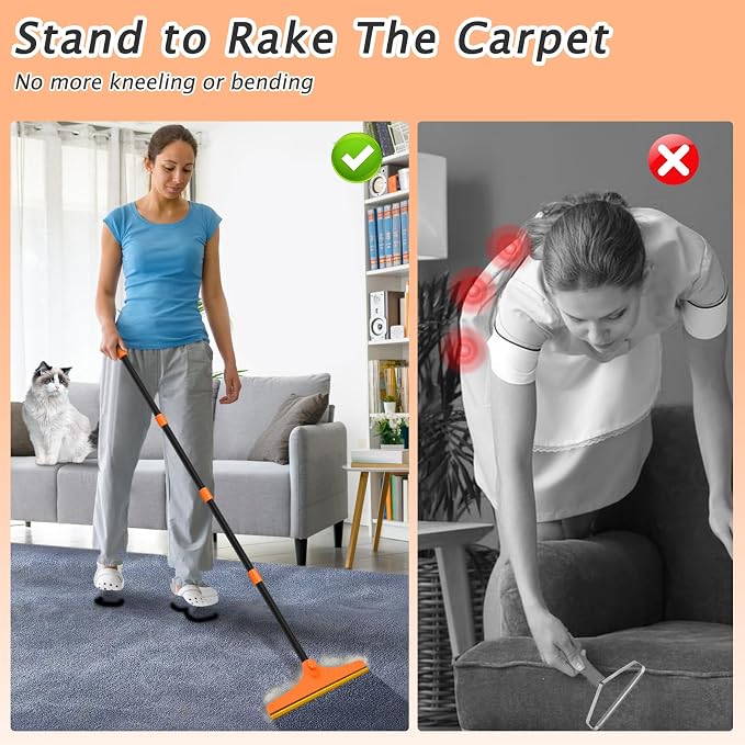 Carpet Rake for Pet Hair Removal - Image 4