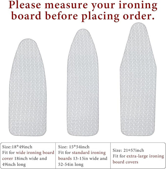 Dalykate Ironing Board Cover and Pad, Thick Padding, Elastic Edge, Scorch & - Image 2