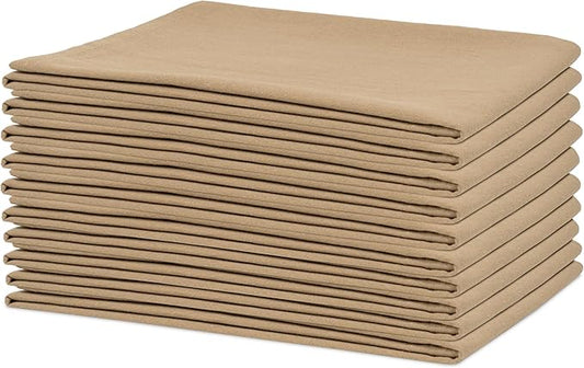 Organic Cotton Beige Flour Sack Towels by OrganicCottonMart