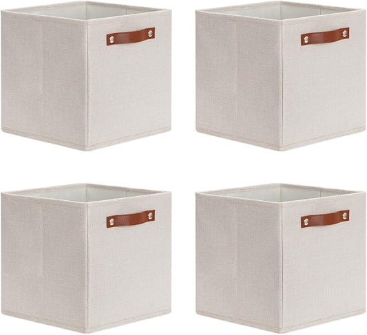 DULLEMELO Storage Boxes for Shelves Closet Storage, Sturdy Home Organization by DULLEMELO