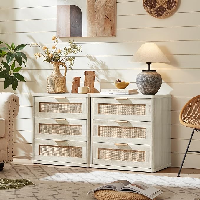 LEYAOYAO Rattan Night Stand - Image 4