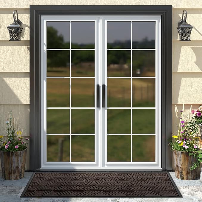 Yimobra Large Door Mat 47x24, All-Weather Waterproof Non-Slip Welcome Matt - Image 3