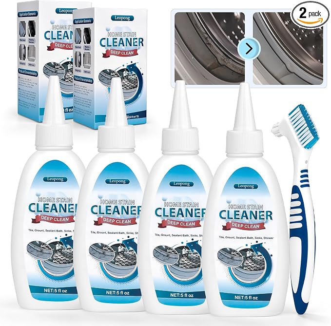 Home Cleaner Gel, Cleaner for Washing Machine, Refrigerator Strips, Household by Leopong