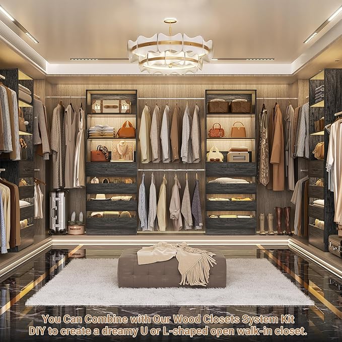 Aheaplus Closet System, 6-15Ft Closet Organizer - Image 2