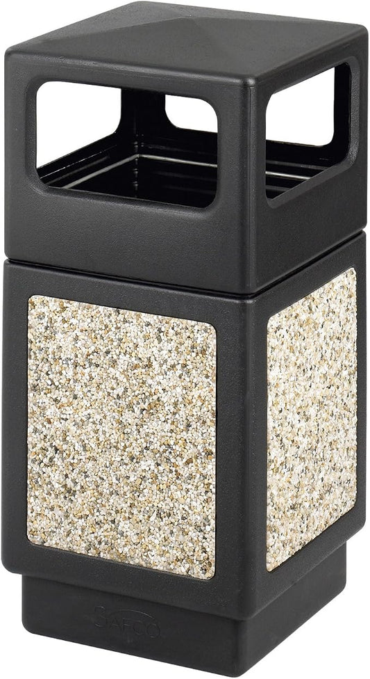 Safco Canmeleon Trash Can, 38 Gallons, Indoor and Outdoor Use, Durable & by SafcoProducts
